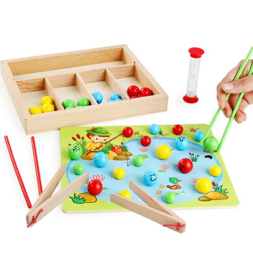 儿童园区珠子早教益智材料幼儿园练习幼儿玩具早教教具
